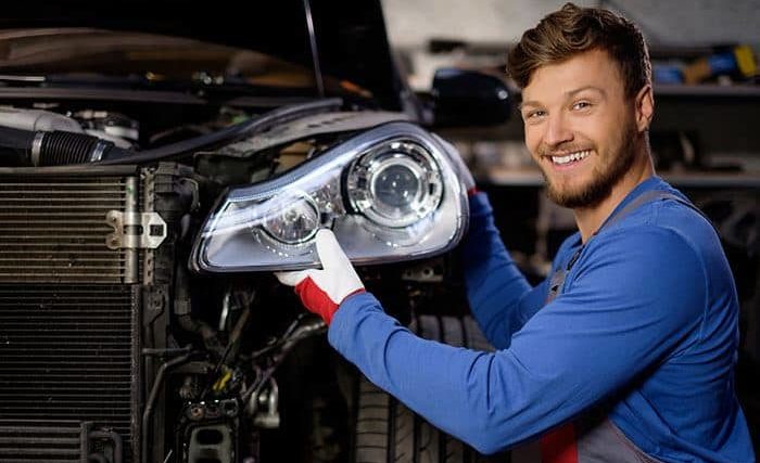 Fixing Headlights at Magic Auto Center in Valencia